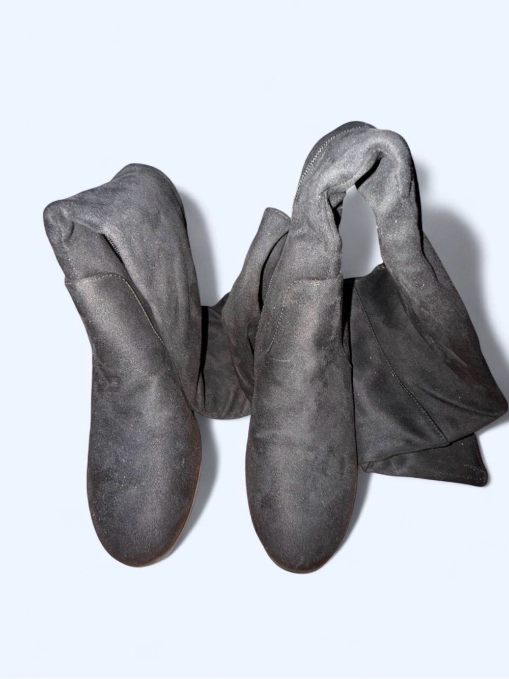 Dream Pairs Women's Over-the-Knee Stretch Boots in Charcoal